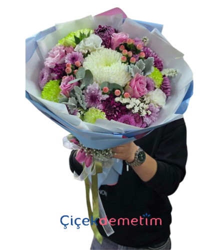 Renkli Tonlarda Çiçekler