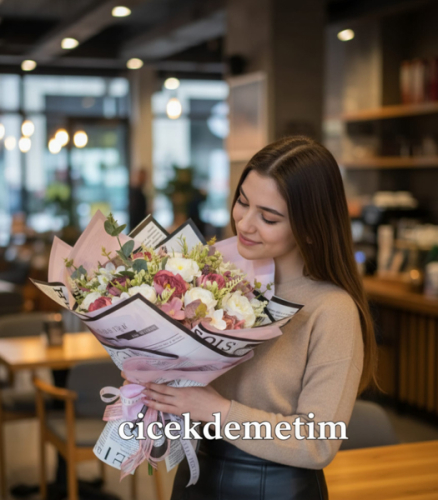 Karışık Renklerde Kurtulmuş natürel yapay  Çiçekler