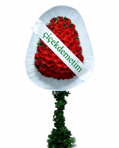 Kırmızı Gerbera Klasik Ayaklı